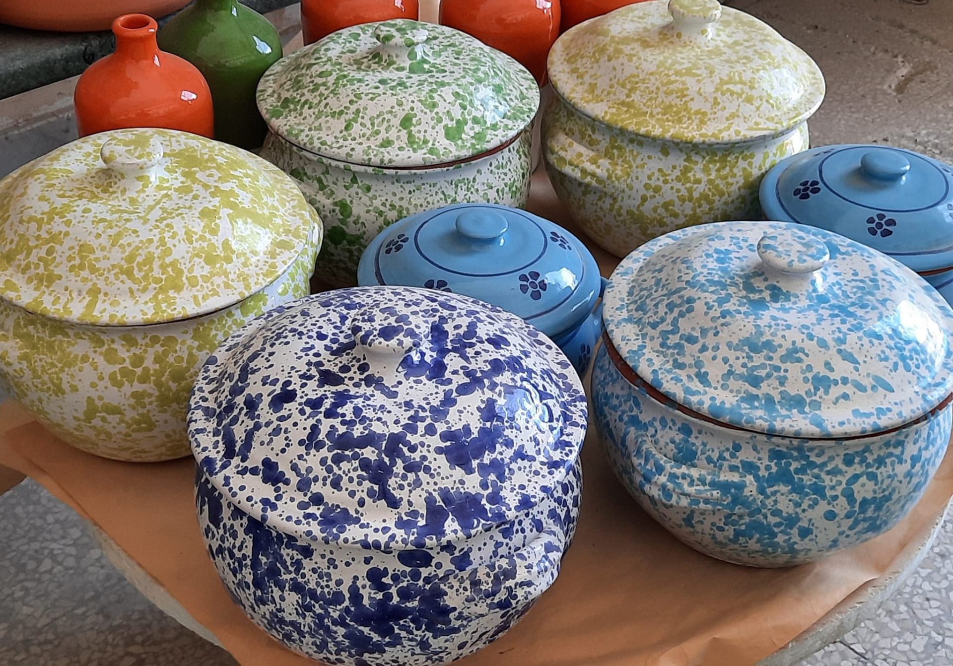 Terrine in Ceramica Decorata
